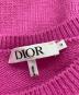 中古・古着 Christian Dior (クリスチャン ディオール) クルーネックセーター ピンク サイズ:SIZE 13：30000円