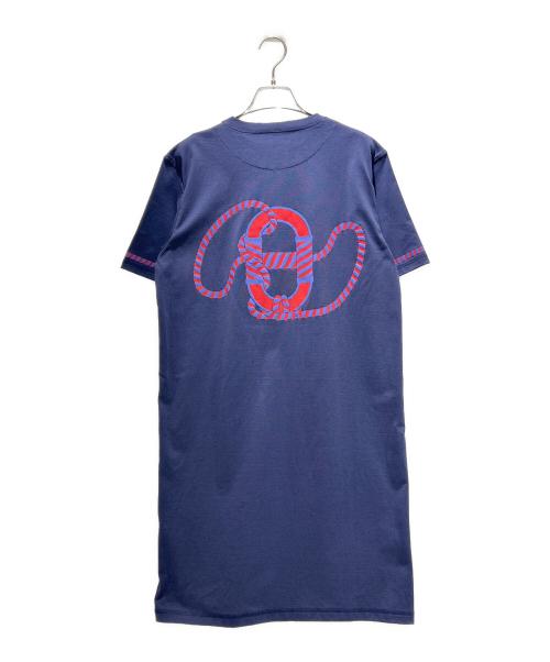 HERMES（エルメス）HERMES (エルメス) CANOE カットワンピース ネイビー サイズ:38の古着・服飾アイテム