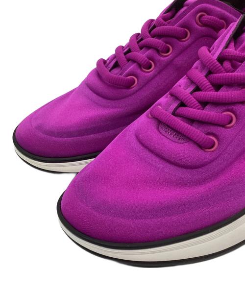 CHANEL（シャネル）CHANEL (シャネル) Coco Mark Sneakers/ココマークスニーカー/G34763 パープル×ホワイト サイズ:36の古着・服飾アイテム