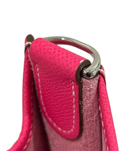 HERMES（エルメス）HERMES (エルメス) エブリン Ⅲ PM/Evelyne III PM/ヴォーエプソン/シルバー金具/□O刻印：2011年製 ショッキングピンク サイズ:PMの古着・服飾アイテム