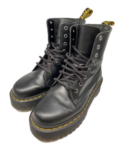 Dr.Martens（ドクターマーチン）Dr.Martens (ドクターマーチン) JADON 8ホールブーツ ブラック サイズ:24の古着・服飾アイテム
