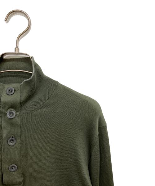 BRUNELLO CUCINELLI（ブルネロクチネリ）BRUNELLO CUCINELLI (ブルネロクチネリ) ニットポロシャツ オリーブ サイズ:48の古着・服飾アイテム