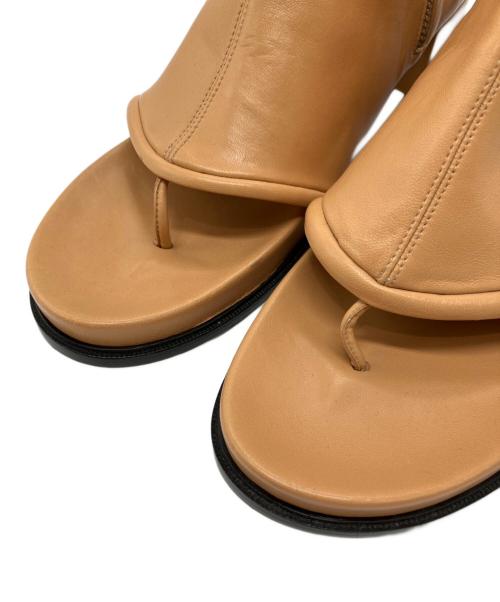 LOEWE（ロエベ）LOEWE (ロエベ) トングブーツサンダル ブラウン サイズ:41の古着・服飾アイテム