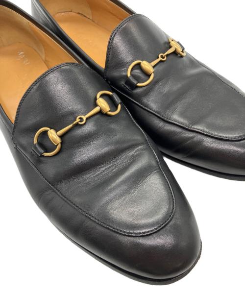 GUCCI（グッチ）GUCCI (グッチ) ホースビットローファー ブラック サイズ:39 1/2の古着・服飾アイテム