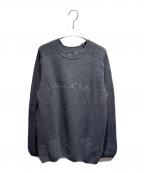 MONCLERモンクレール）の古着「GIROCOLLO TRICOTロゴニット」｜ブラック