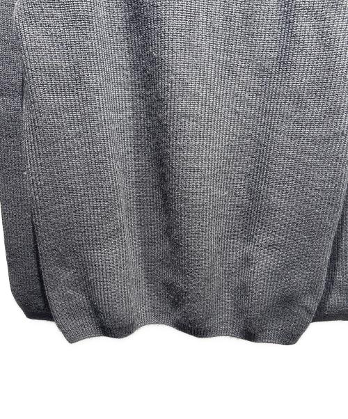MONCLER（モンクレール）MONCLER (モンクレール) GIROCOLLO TRICOTロゴニット ブラック サイズ:Mの古着・服飾アイテム