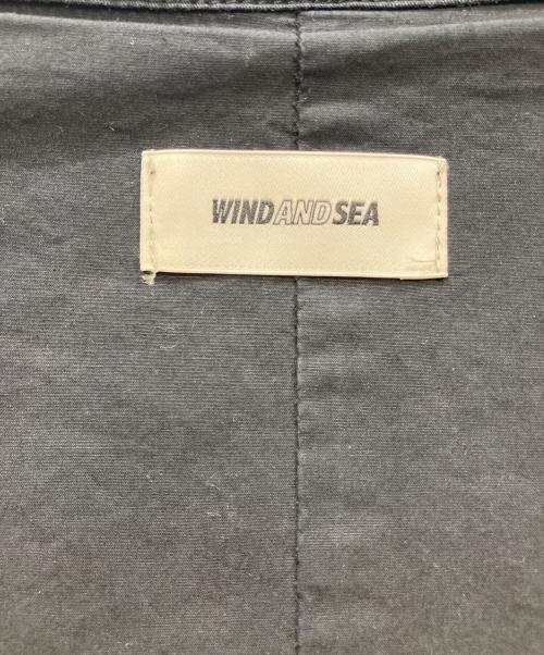 WIND AND SEA（ウィンダンシー）WIND AND SEA (ウィンダンシー) モッズコート ブラック サイズ:Lの古着・服飾アイテム