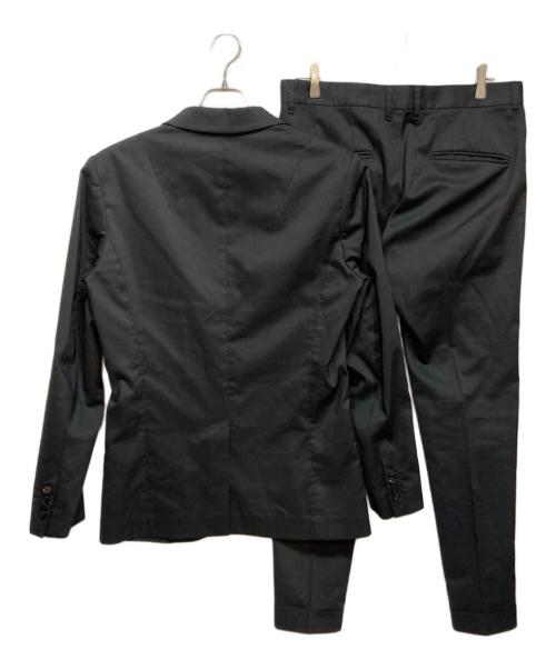 1piu1uguale3（ウノピュウノウグァーレトレ）1piu1uguale3 (ウノピュウノウグァーレトレ) COMFY JKT / COMFY SLACKS STRETCH RAMIE TROPICAL ブラック サイズ:Vの古着・服飾アイテム