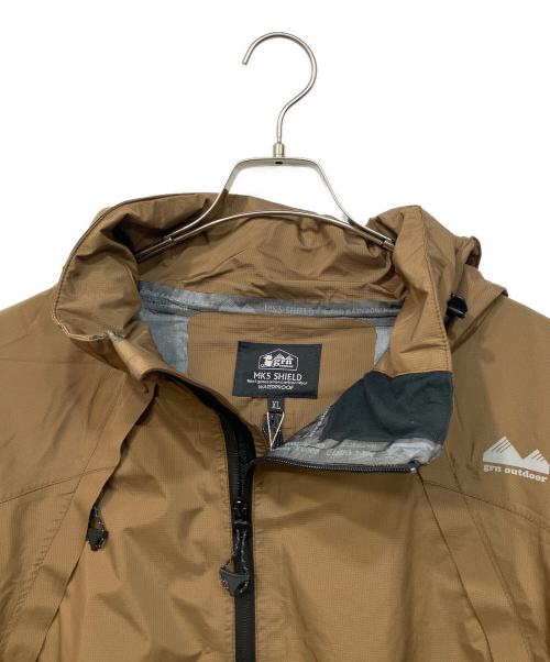 grn outdoor（ジーアールエヌ アウトドア）grn outdoor (ジーアールエヌ アウトドア) MK5アノラックジャケット ブラウン サイズ:SIZE XL 未使用品の古着・服飾アイテム