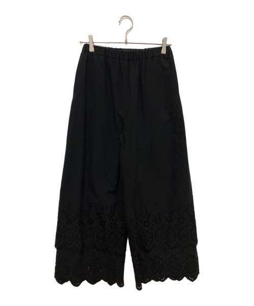 SINME（シンメ）SINME (シンメ) コットンレースパンツ ブラック サイズ:Mの古着・服飾アイテム