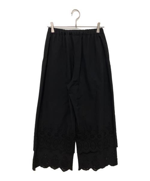 SINME（シンメ）SINME (シンメ) コットンレースパンツ ブラック サイズ:Mの古着・服飾アイテム