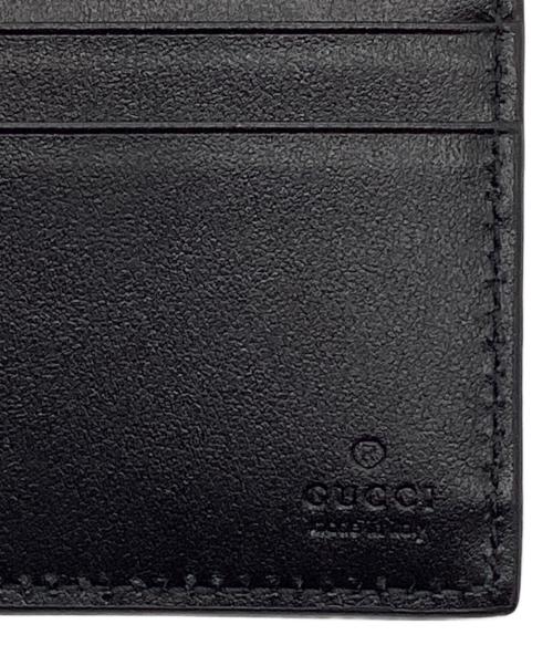 GUCCI（グッチ）GUCCI (グッチ) GGエンボス 札入れ ブラックの古着・服飾アイテム