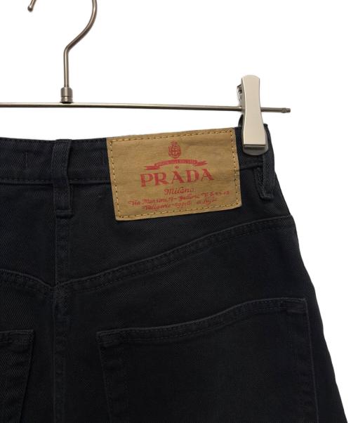 PRADA（プラダ）PRADA (プラダ) デニムパンツ　	GFP519 ブラック サイズ:24の古着・服飾アイテム