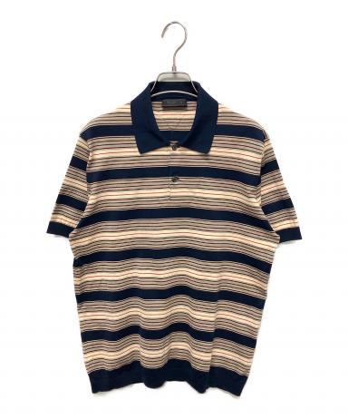 中古・古着通販】PRADA (プラダ) ストライプ コットン ポロシャツ