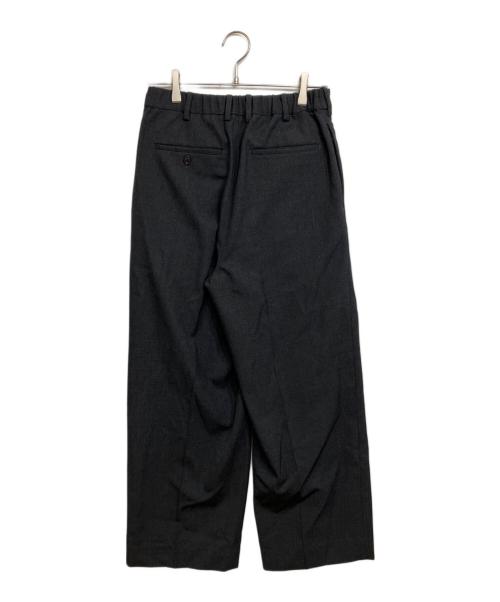 MARKAWARE（マーカウェア）MARKAWARE (マーカウェア) DOUBLE PLEATED TROUSERS ORGANIC WOOL SURVIVALCLOTH グレー サイズ:1の古着・服飾アイテム
