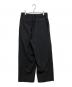 MARKAWARE (マーカウェア) DOUBLE PLEATED TROUSERS ORGANIC WOOL SURVIVALCLOTH グレー サイズ:1：15000円