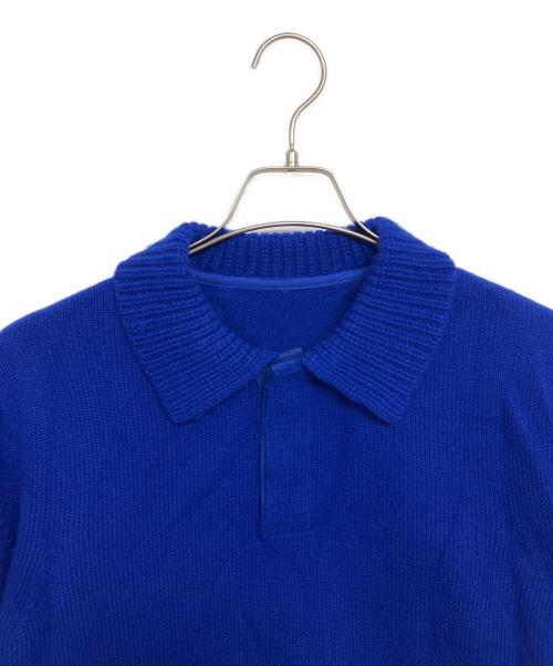 sacai（サカイ）sacai (サカイ) Wool Knit Pullover ブルー サイズ:3の古着・服飾アイテム