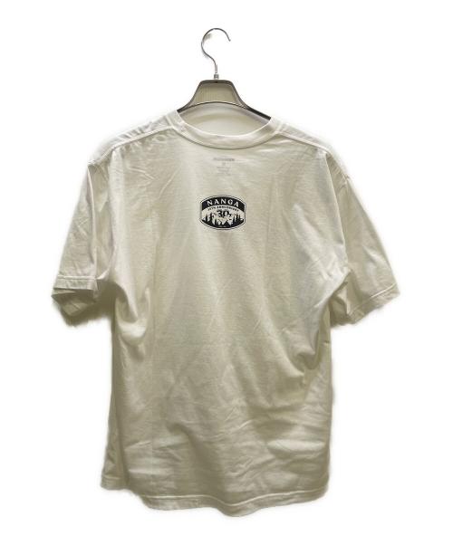 NEIGHBORHOOD（ネイバーフッド）NEIGHBORHOOD (ネイバーフッド) NANGA (ナンガ) プリントTシャツ ホワイト サイズ:Mの古着・服飾アイテム