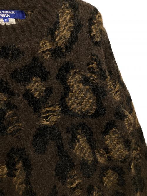 JUNYA WATANABE MAN（ジュンヤワタナベマン）JUNYA WATANABE MAN (ジュンヤワタナベマン) Wool Interlock Knit Sweater ブラウン サイズ:Sの古着・服飾アイテム