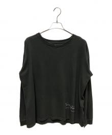 Maison Margiela（メゾンマルジェラ）の古着「ダメージ加工カットソー」｜ブラック