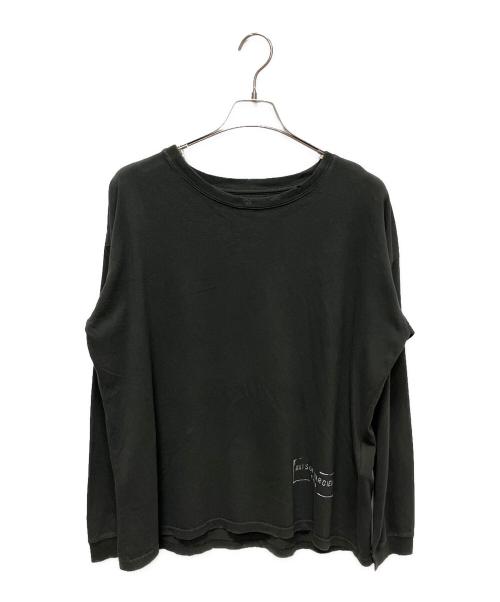 Maison Margiela（メゾンマルジェラ）Maison Margiela (メゾンマルジェラ) ダメージ加工カットソー ブラック サイズ:Mの古着・服飾アイテム