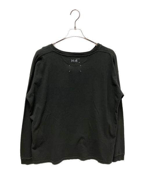 Maison Margiela（メゾンマルジェラ）Maison Margiela (メゾンマルジェラ) ダメージ加工カットソー ブラック サイズ:Mの古着・服飾アイテム
