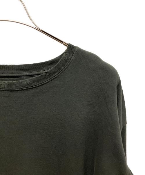Maison Margiela（メゾンマルジェラ）Maison Margiela (メゾンマルジェラ) ダメージ加工カットソー ブラック サイズ:Mの古着・服飾アイテム