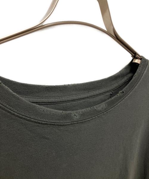 Maison Margiela（メゾンマルジェラ）Maison Margiela (メゾンマルジェラ) ダメージ加工カットソー ブラック サイズ:Mの古着・服飾アイテム