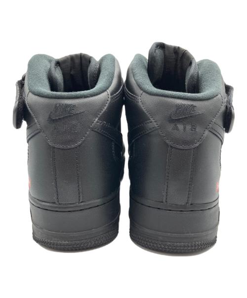NIKE（ナイキ）NIKE (ナイキ) Supreme (シュプリーム) Air Force 1 Mid/ミッドカットスニーカー ブラック サイズ:27cmの古着・服飾アイテム