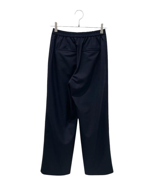 LE PHIL（ル フィル）LE PHIL (ル フィル) ライトウールワイドパンツ ネイビーの古着・服飾アイテム