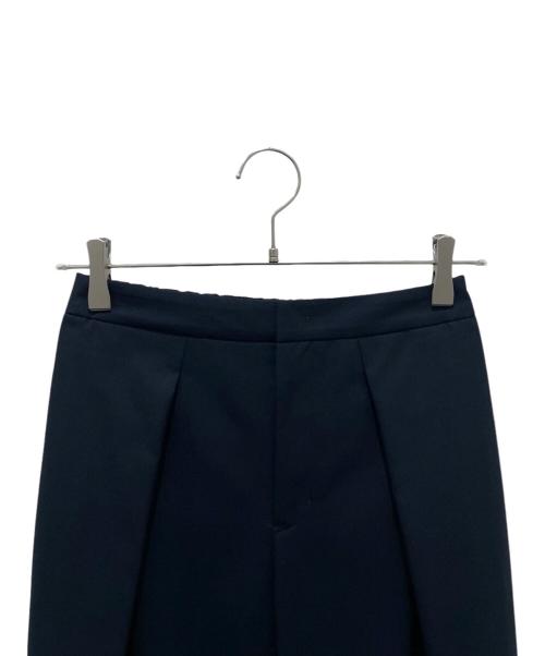 LE PHIL（ル フィル）LE PHIL (ル フィル) ライトウールワイドパンツ ネイビーの古着・服飾アイテム