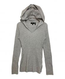 theory（セオリー）の古着「Light Bilen Rib Hoodie Sweater」｜グレー