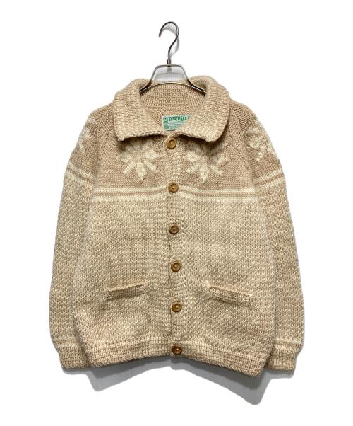INVERALLAN（インバーアラン）INVERALLAN (インバーアラン) スノーフレーク3Aカーディガン ベージュ サイズ:表記無しの古着・服飾アイテム