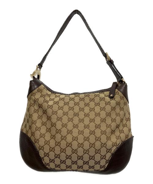 GUCCI（グッチ）GUCCI (グッチ) ワンショルダーバッグ ブラウンの古着・服飾アイテム