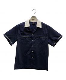 Hilton（ヒルトン）の古着「ボウリングシャツ」｜ネイビー