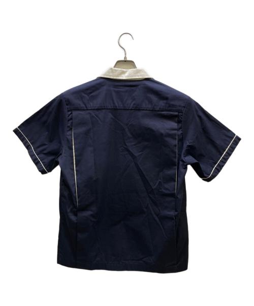 Hilton（ヒルトン）Hilton (ヒルトン) ボウリングシャツ ネイビー サイズ:Sの古着・服飾アイテム