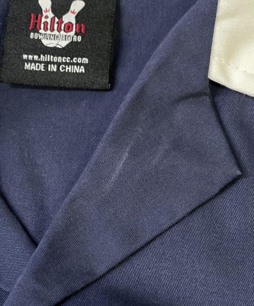Hilton（ヒルトン）Hilton (ヒルトン) ボウリングシャツ ネイビー サイズ:Sの古着・服飾アイテム