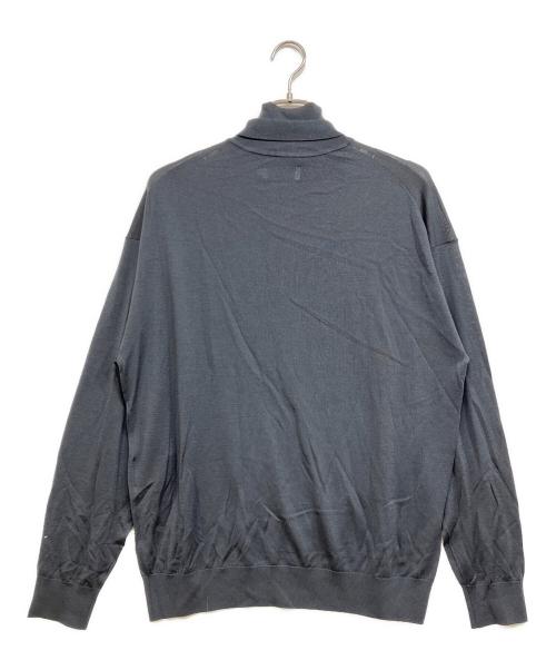 Graphpaper（グラフペーパー）Graphpaper (グラフペーパー) High Gauge L/S Oversized High Neck Knit グレー サイズ:2の古着・服飾アイテム