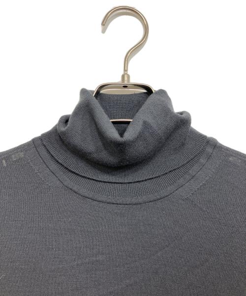 Graphpaper（グラフペーパー）Graphpaper (グラフペーパー) High Gauge L/S Oversized High Neck Knit グレー サイズ:2の古着・服飾アイテム
