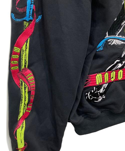 MAYO（メイヨー）MAYO (メイヨー) SKULL SWORD EMBROIDERY HOODIE ブラック サイズ:Lの古着・服飾アイテム