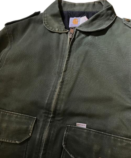 CarHartt（カーハート）CarHartt (カーハート) ダックボンバージャケット モスグリーン サイズ:Lの古着・服飾アイテム