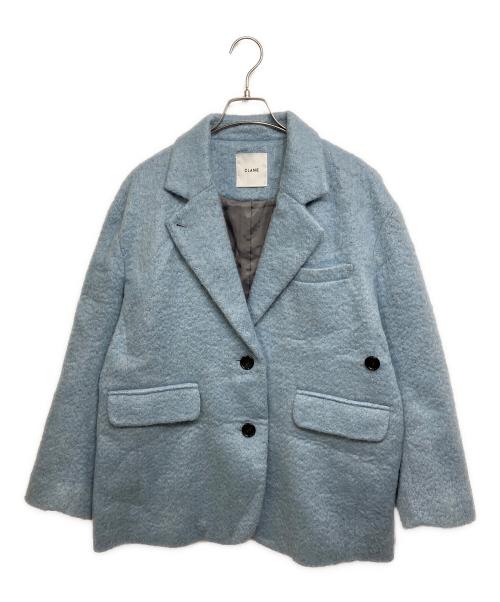CLANE（クラネ）CLANE (クラネ) ミックスシャギー オーバー テーラードジャケット ブルー サイズ:1の古着・服飾アイテム