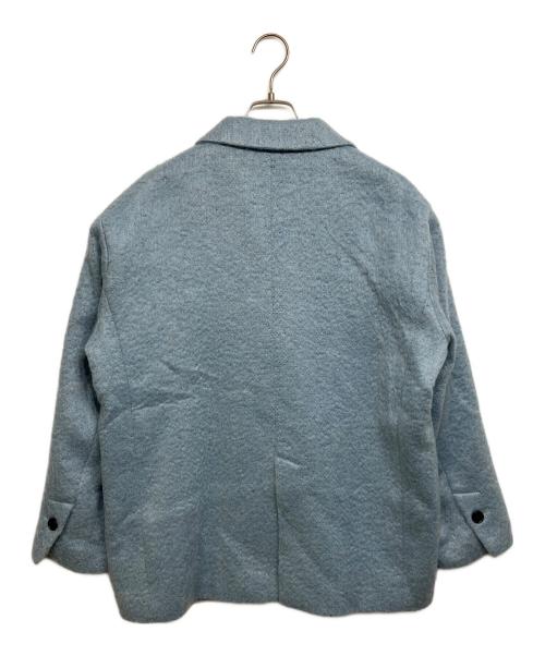 CLANE（クラネ）CLANE (クラネ) ミックスシャギー オーバー テーラードジャケット ブルー サイズ:1の古着・服飾アイテム