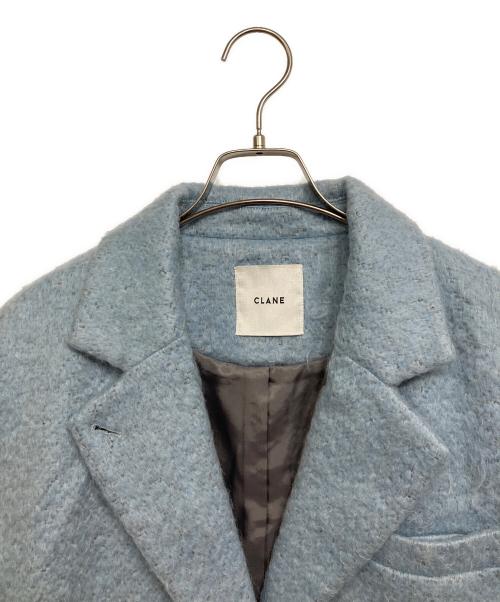 CLANE（クラネ）CLANE (クラネ) ミックスシャギー オーバー テーラードジャケット ブルー サイズ:1の古着・服飾アイテム