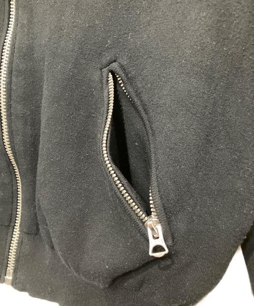 Acne studios（アクネ ストゥディオズ）Acne studios (アクネ ストゥディオズ) Olympia Boiled ニットボンバージャケット ブラック サイズ:XSの古着・服飾アイテム