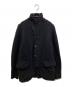 COMME des GARCONS SHIRT (コムデギャルソンシャツ) 異素材MIXウール縮絨4Bジャケット ブラック サイズ:L：35000円