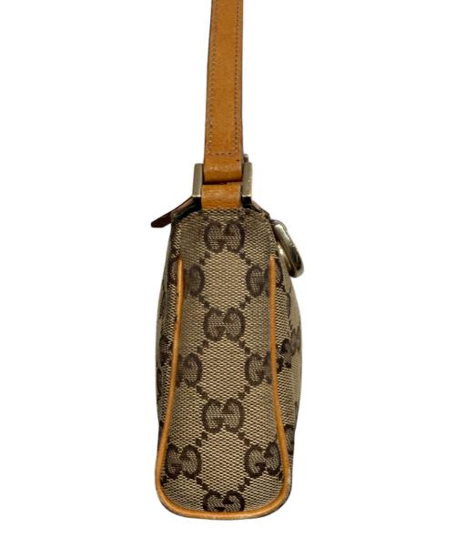 GUCCI（グッチ）GUCCI (グッチ) GGキャンバスアクセサリーポーチ ブラウンの古着・服飾アイテム