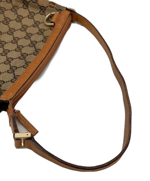 GUCCI（グッチ）GUCCI (グッチ) GGキャンバスアクセサリーポーチ ブラウンの古着・服飾アイテム