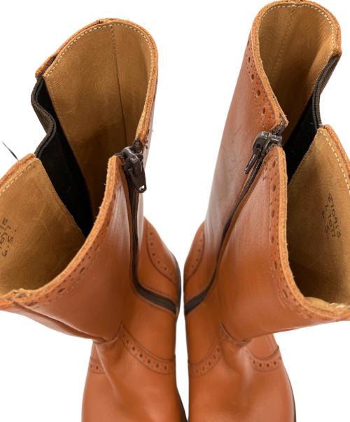Tricker's（トリッカーズ）Tricker's (トリッカーズ) サイドゴアミドルブーツ キャメル サイズ:6.5の古着・服飾アイテム