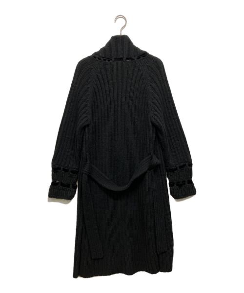 JOHN GALLIANO（ジョンガリアーノ）JOHN GALLIANO (ジョンガリアーノ) ニットコート ブラック サイズ:XXSの古着・服飾アイテム